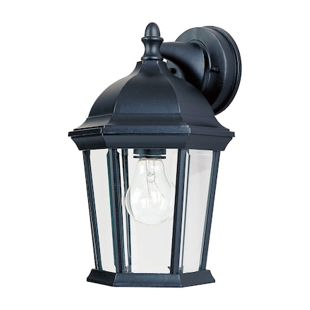 Maxim Lighting Builder Cast 1-Light 8" Wide Black Outdoor Wall Sconce 1024BK
